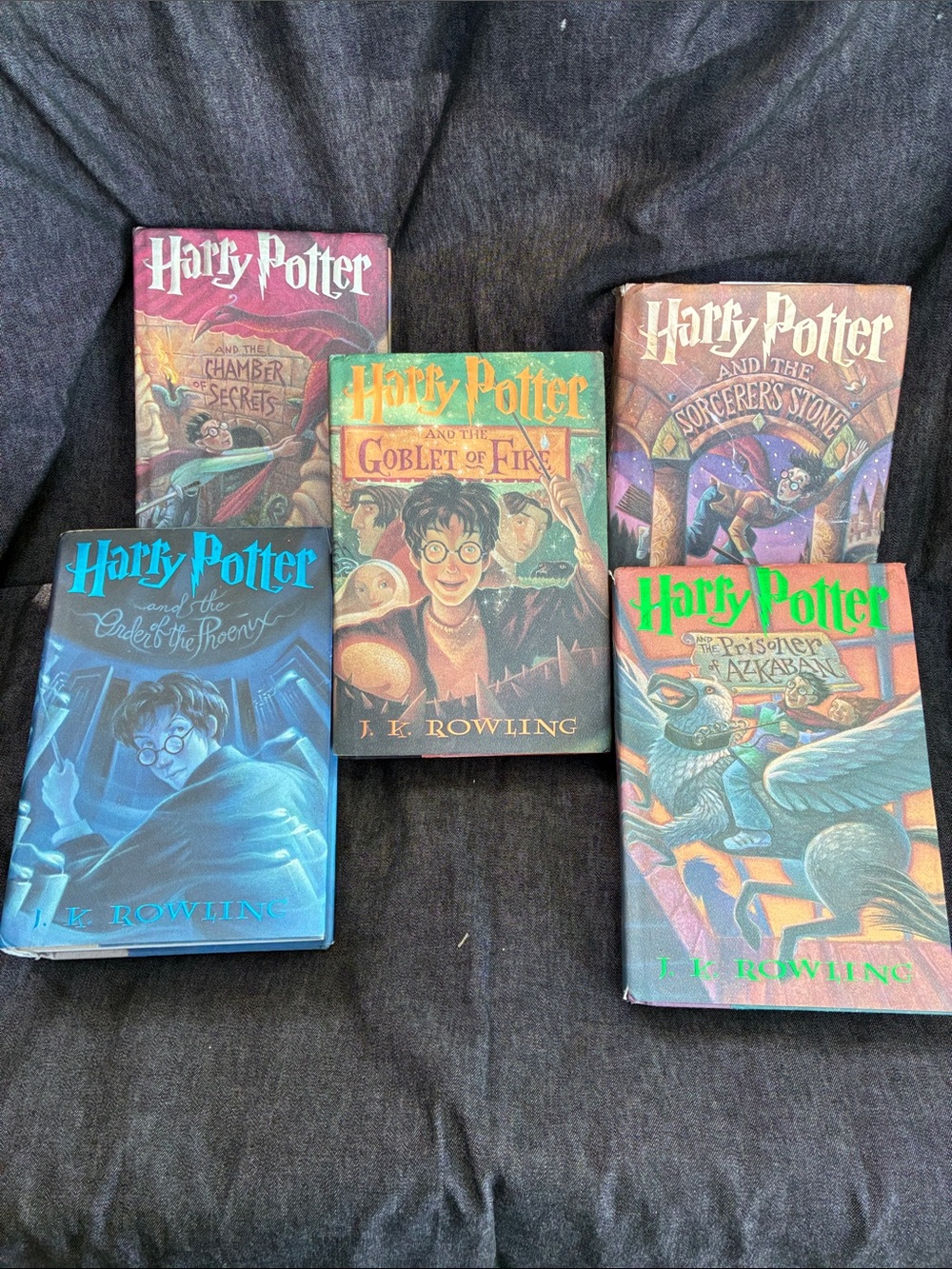 Harry Potter Boxed Book Set - Multicolor Collector Edition. 5 books